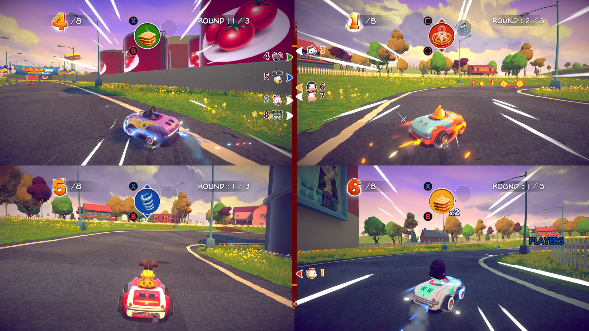 《加菲猫卡丁车:激情竞速/Garfield Kart - Furious Racing》v6213971 容量1.78GB 官方简体中文 支持键盘.鼠标.手柄