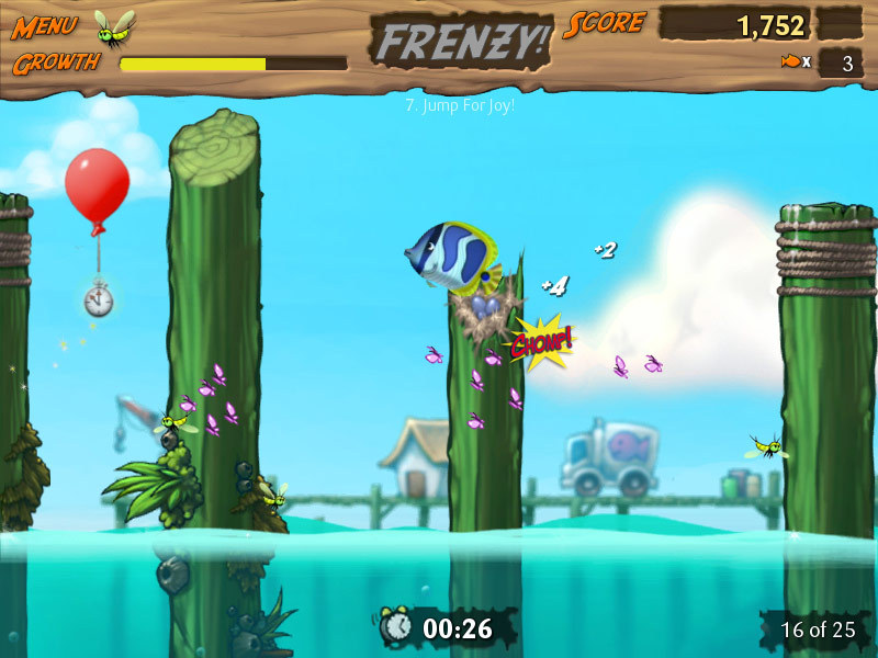 《吞食鱼2 海滩危机 Feeding Frenzy 2》免安装中文汉化(附1代吞食鱼)