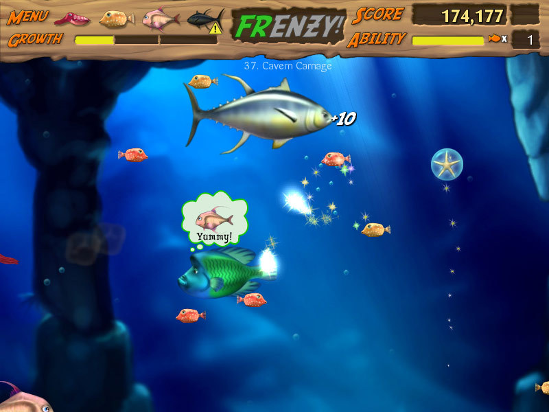 《吞食鱼2 海滩危机 Feeding Frenzy 2》免安装中文汉化(附1代吞食鱼)