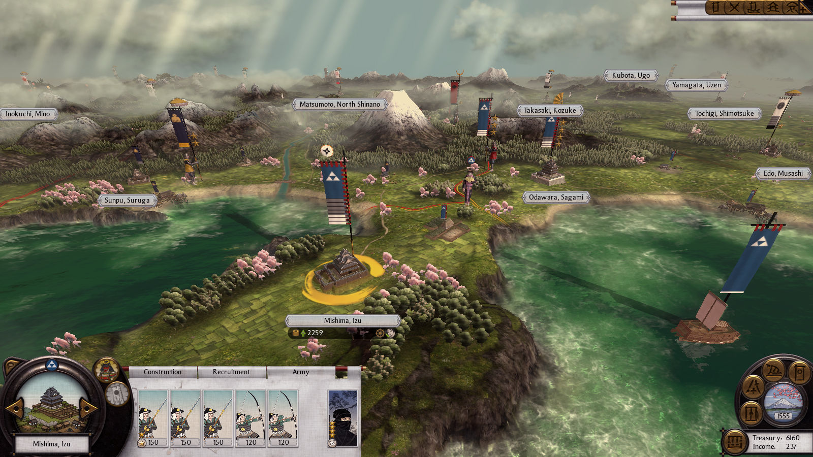 《全面战争:幕府将军2-武家之殇/Total War:Shogun 2》v1.1.0_Build6615完全版|容量23.5GB|内置LMAO3.5简中汉化|支持键盘.鼠标|赠音乐原声|赠多项修改器